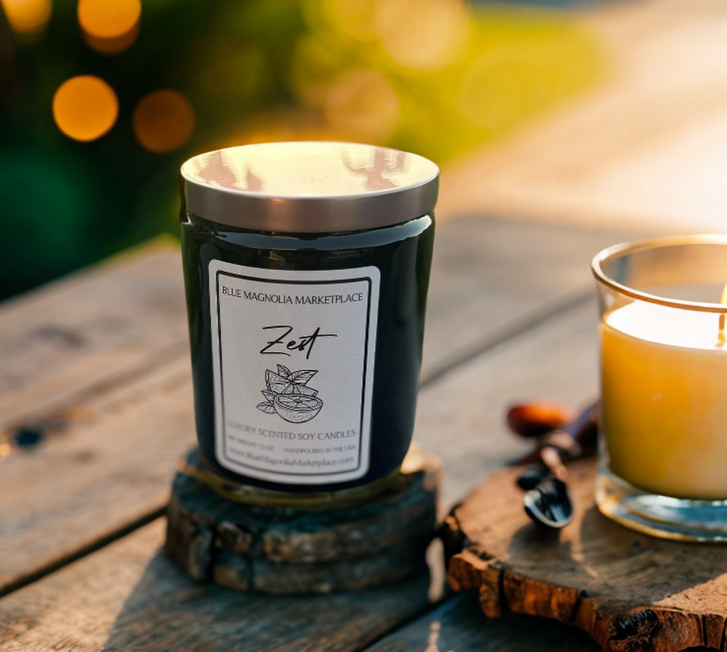 Zest Candle- Natural Clean-Burning Soy Candle