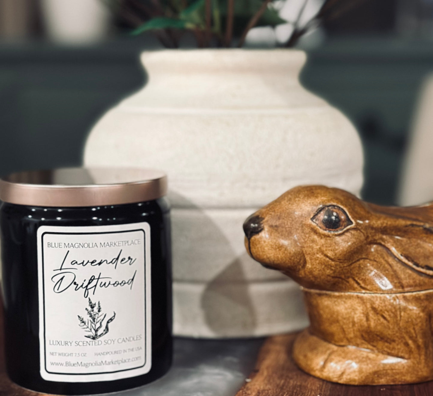 Lavender Driftwood- Natural Clean-Burning Soy Candle