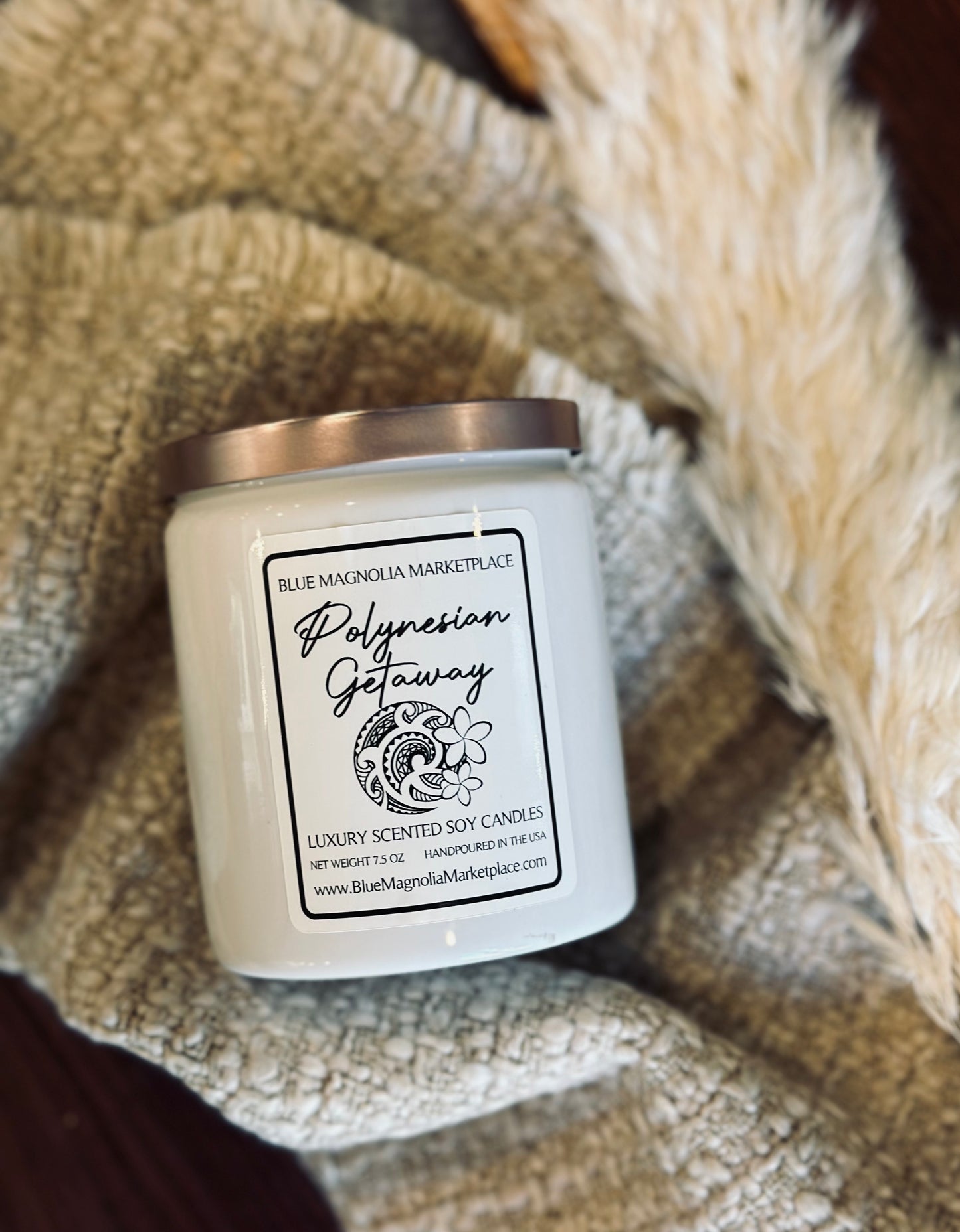 Polynesian Getaway- Natural Clean-Burning Soy Candle