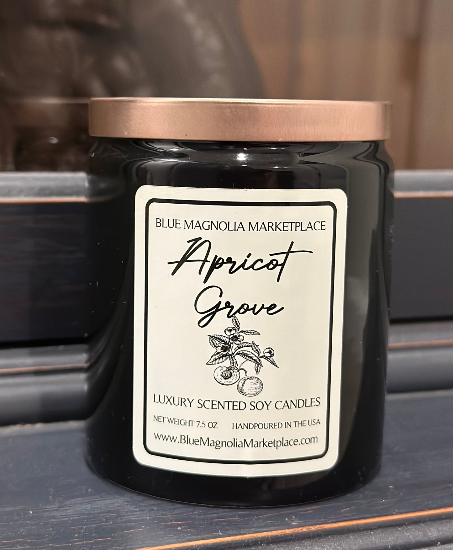 Apricot Grove - Natural Clean-Burning Soy Candle
