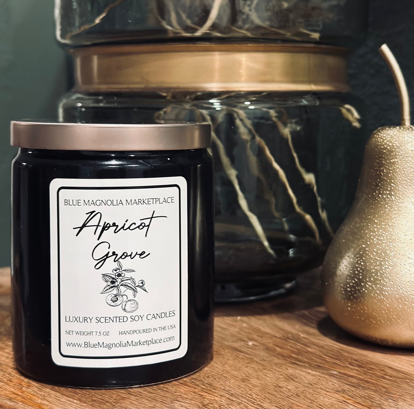 Apricot Grove - Natural Clean-Burning Soy Candle