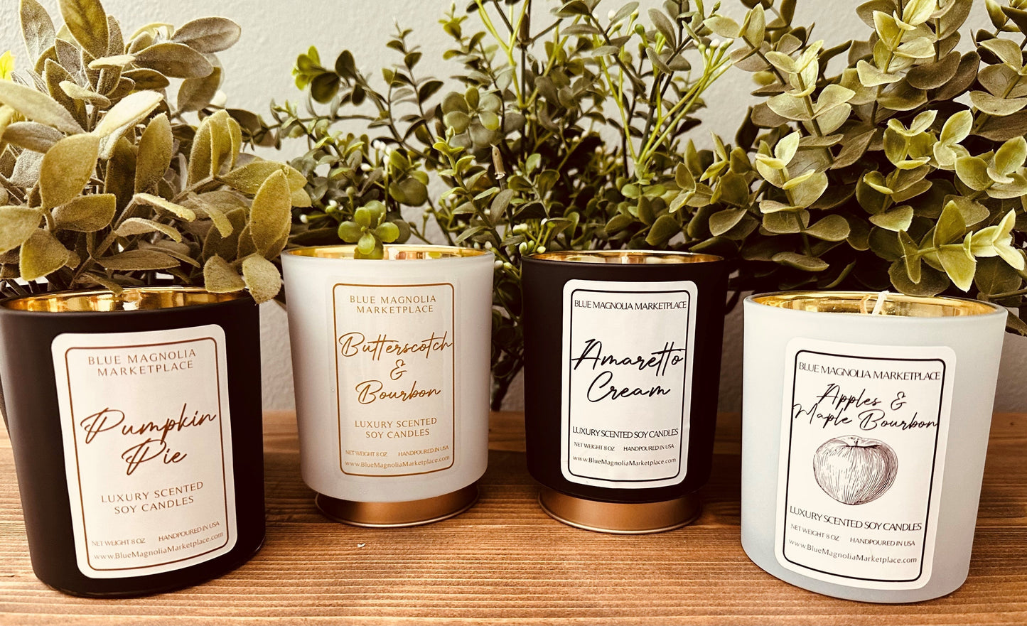 Pumpkin Caramel Crunch- Natural Clean-Burning Soy Candle