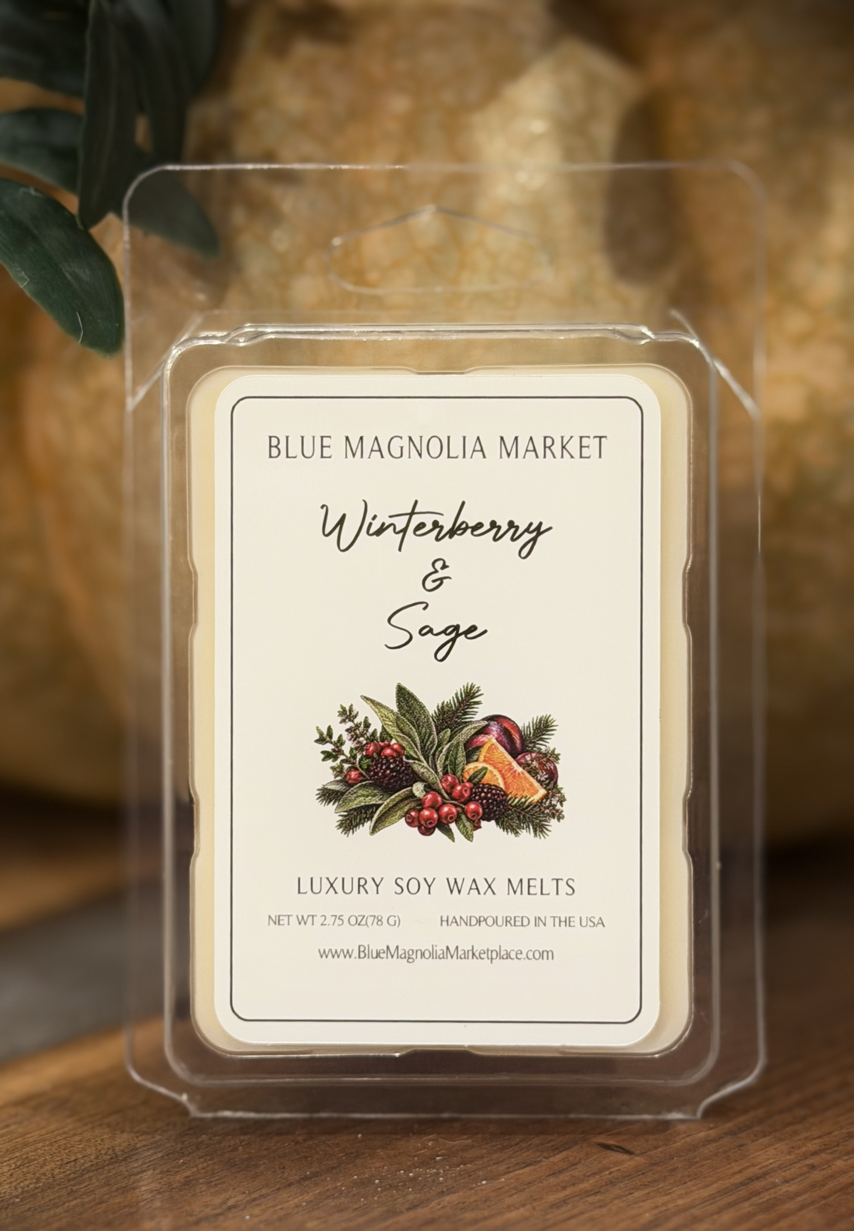 Winterberry & Sage Wax Melt